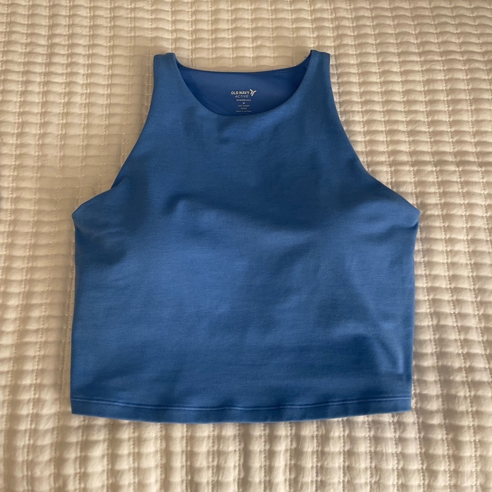 cropped athletic top